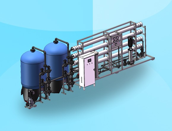    16T/H(每小時(shí)出水16噸)反滲透凈水設(shè)備	